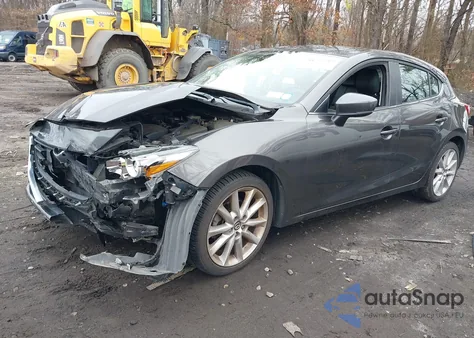 2017 Mazda Mazda3 Touring z USA, uszkodzony, nr VIN 3MZBN1L7XHM135792